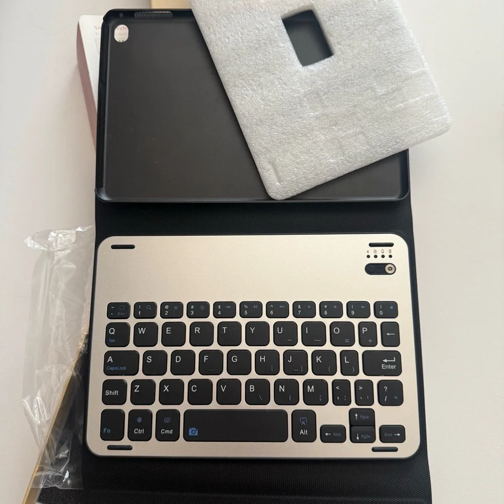 Broadcom Smart Keyboard For iPad Mini 4, FT-1009, Navy Blue, Removable Keyboard